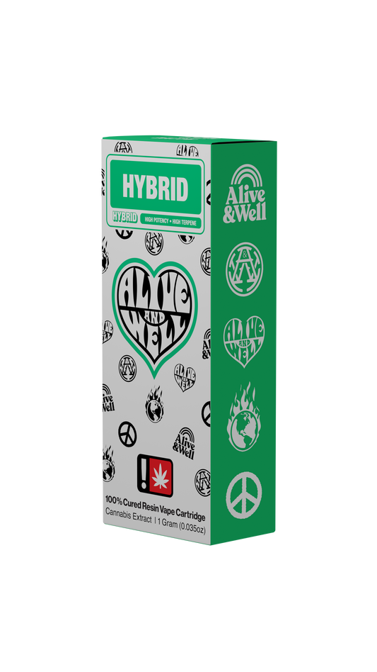 1 Gram All In One - Hybrid Strains: Available in Blue Dream, Bubba Kush, Runtz